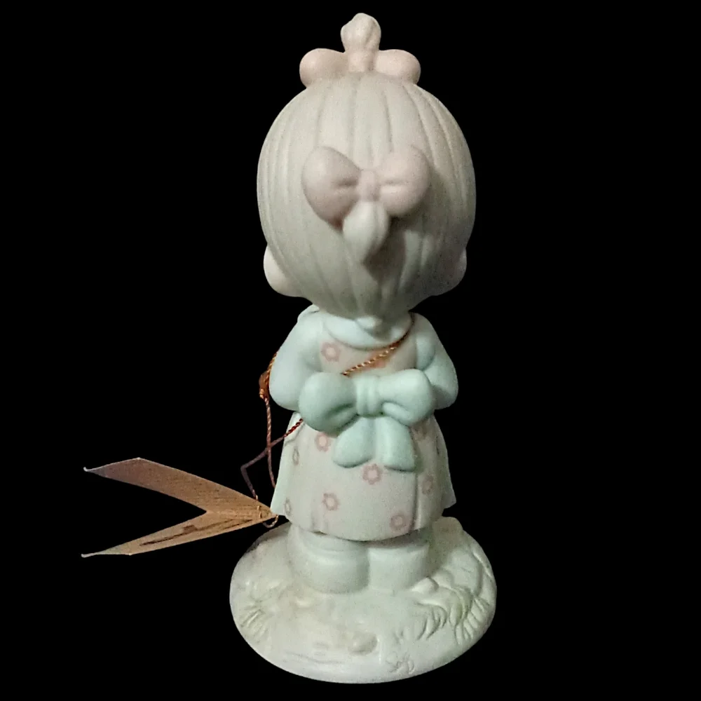 Vintage‎ Precious Moments Figure Calendar Girls May Enesco Girl Holding Flower